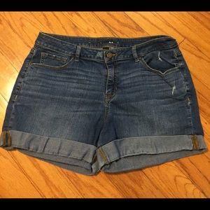 Apt.9 distressed denim shorts